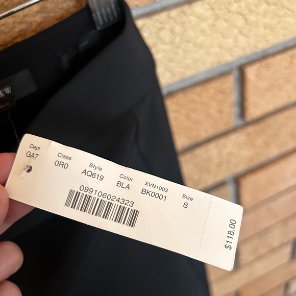 NWT J. Crew Any Day Pants Ponte Smooth Stretch Twill Black Size Small - Picture 5 of 8